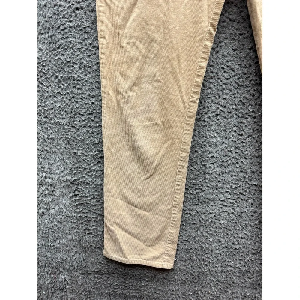 Onward Reserve Corduroy Five Pocket Straight Leg Pants Tan Mens Size 30 x 30